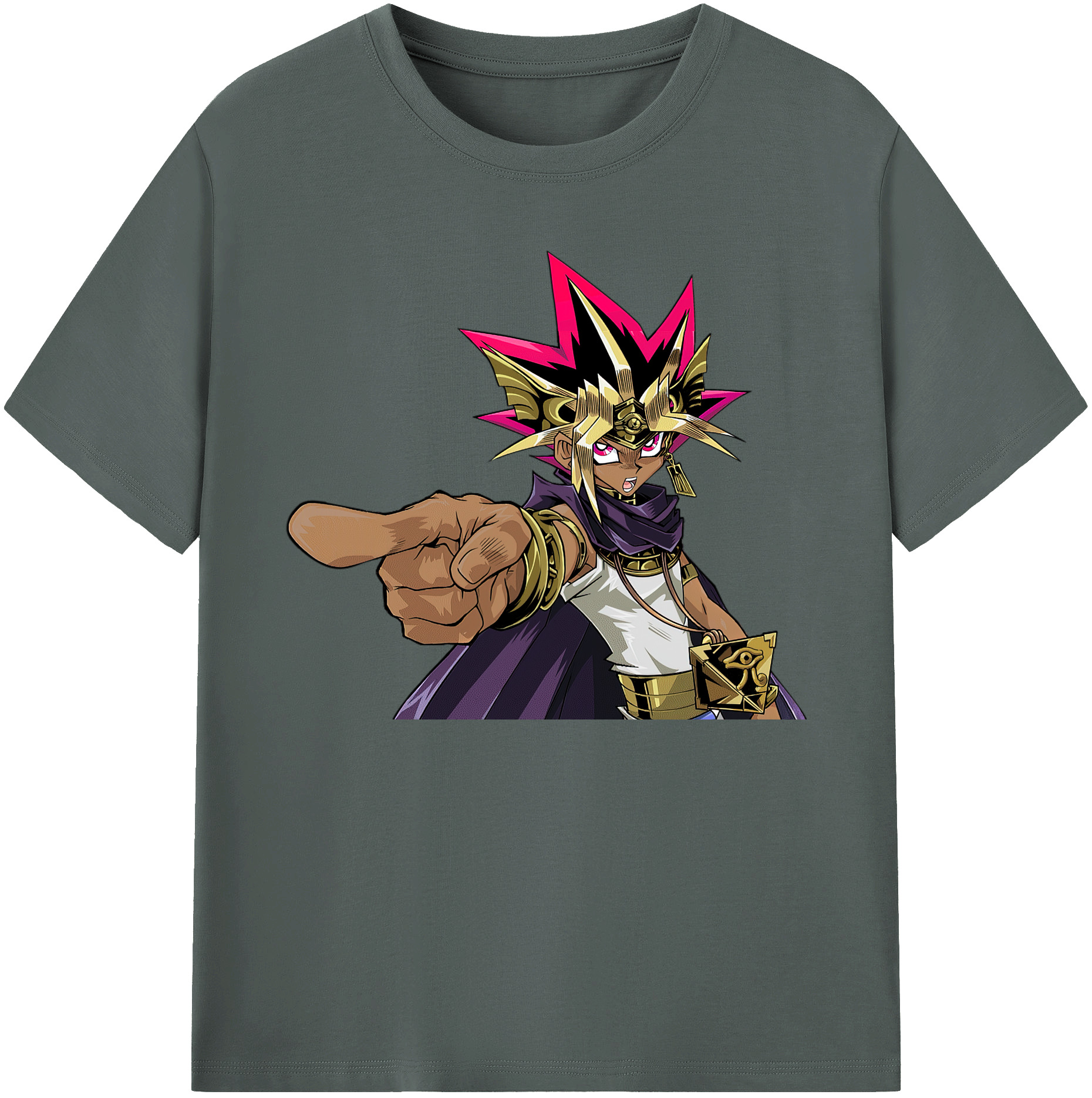 （画像用） 遊☆戯☆王 Yu-Gi-Oh! 綿100％ メンズ半袖Tシャツ｜肌触りやわらか＆通気性